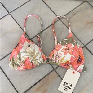 Billabong triangle bikini top